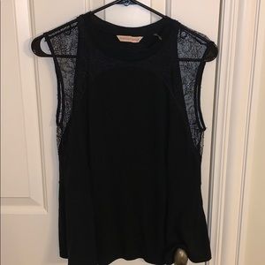 Rebecca Taylor size small black lace shirt